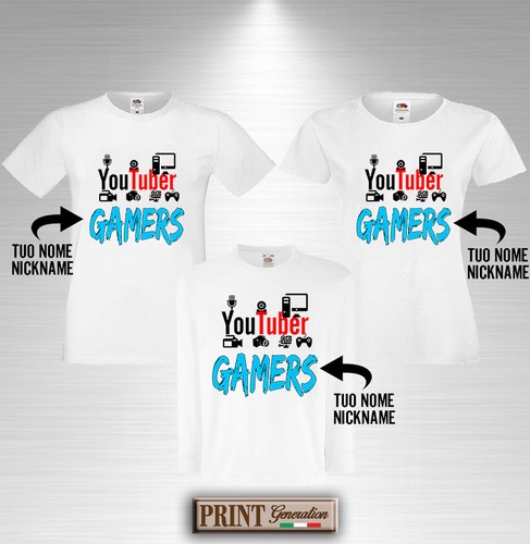 Shirt youtuber con nome - con,