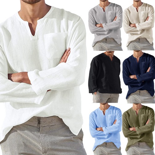 Incerun camicia uomo kurta - uomo,